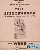 Webb-Webb RL-400, Lathe Operating Instructions and Electrical Manual-RL-400-02